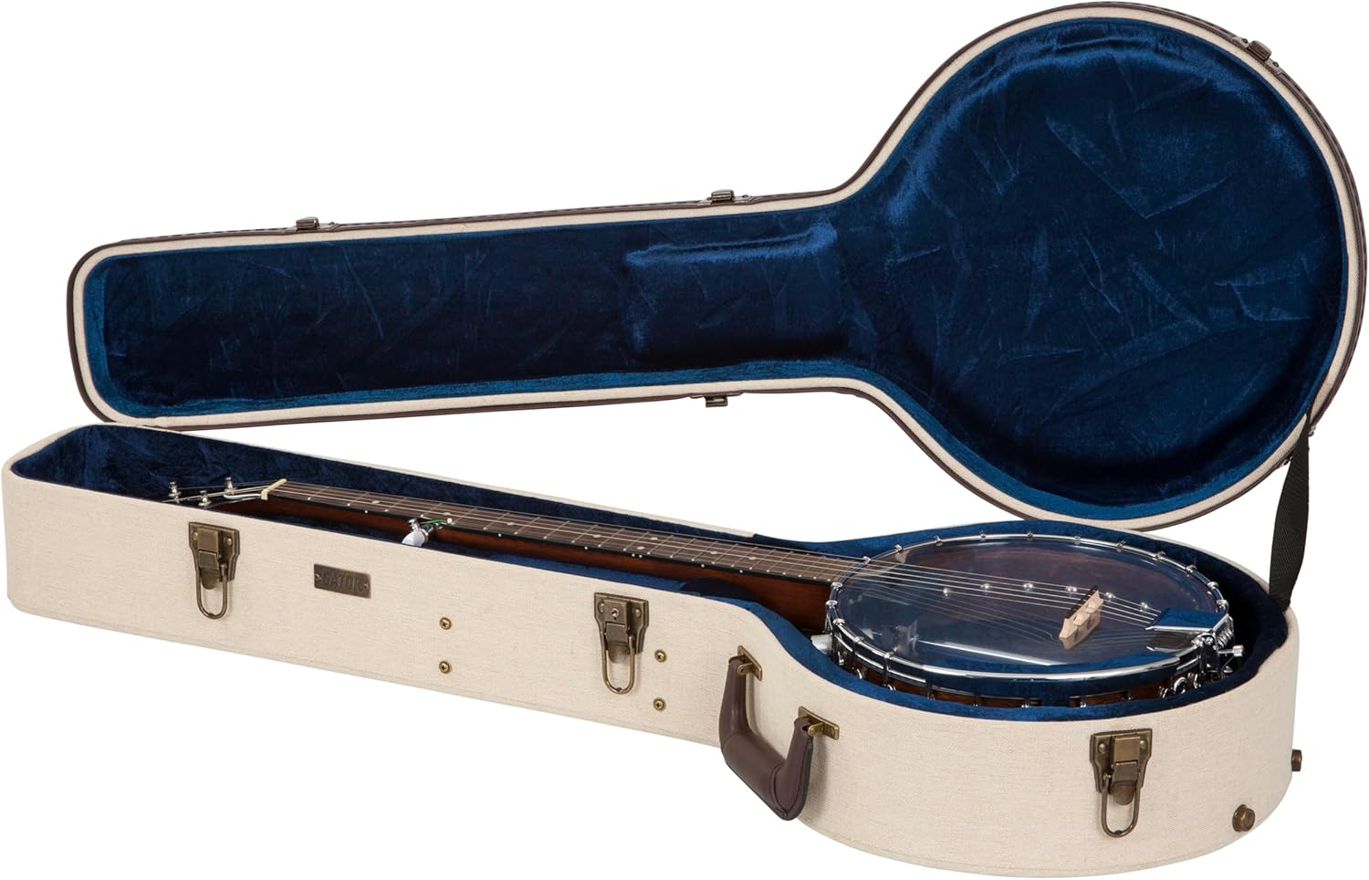 Gator Cases Journeyman Series Deluxe Wood Case for Banjos (GW-JM BANJO XL)