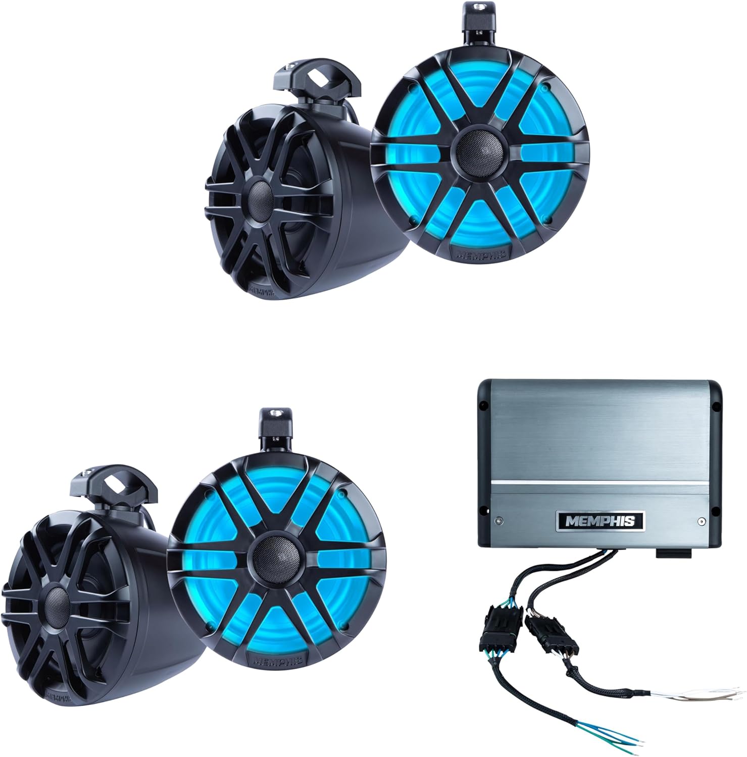 Memphis Audio (2 Pair) MXA62PS UTV/Powersports 6.5