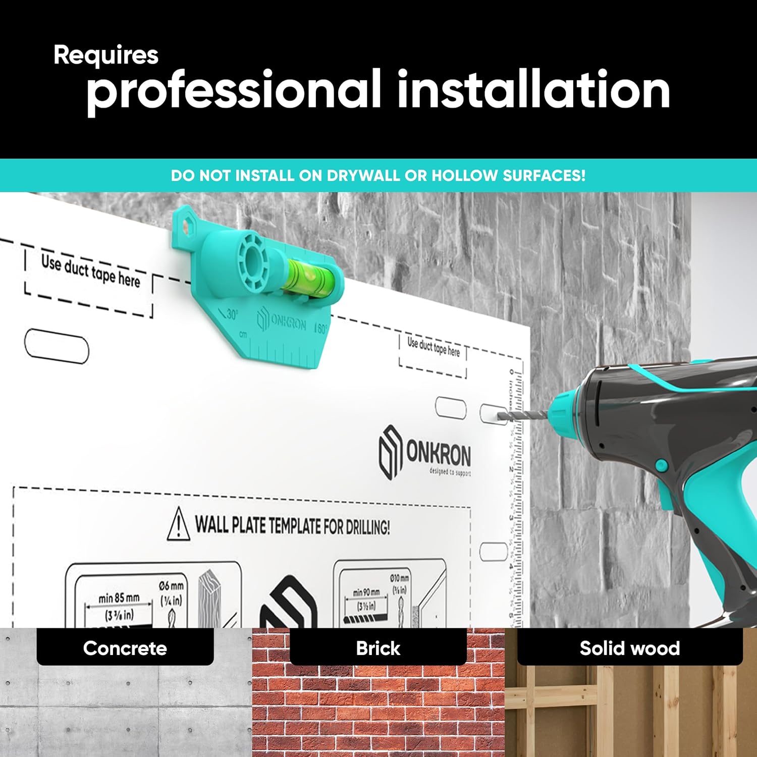 ONKRON Full Motion TV Wall Mount for 42-110 Inch TVs up to 220 lbs, Heavy Duty TV Mount with Swivel Tilt Rotation, Long Reach Extension Arm, max VESA 800x600, Television Bracket, 8