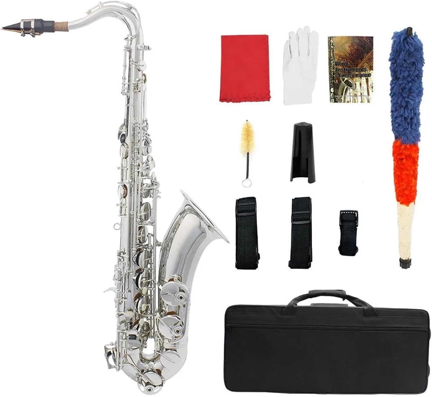 Professional Saxophone Bb Tenor Saxophone Woodwind Instrument(2)