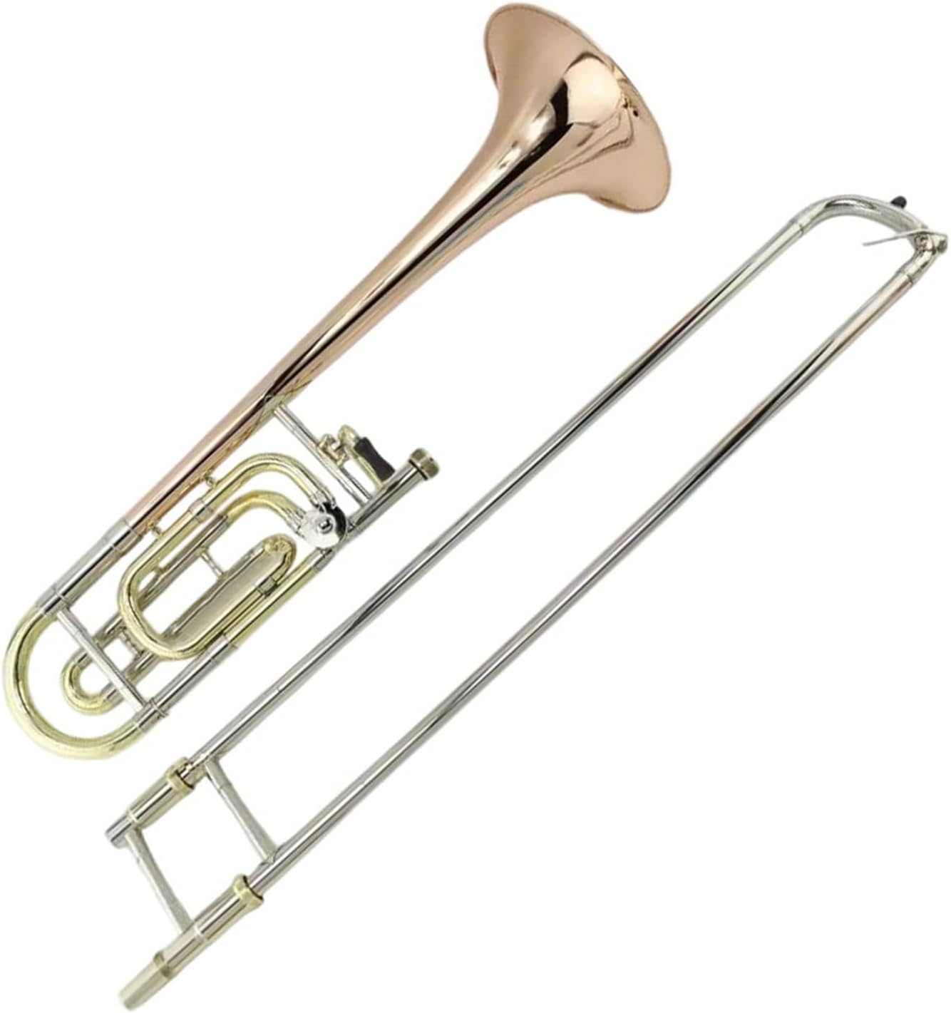Adult Trombone Instrument Phosphor Bronze Trombone In The Key Of Alto Bb F With Bell And Box Mouthpiece