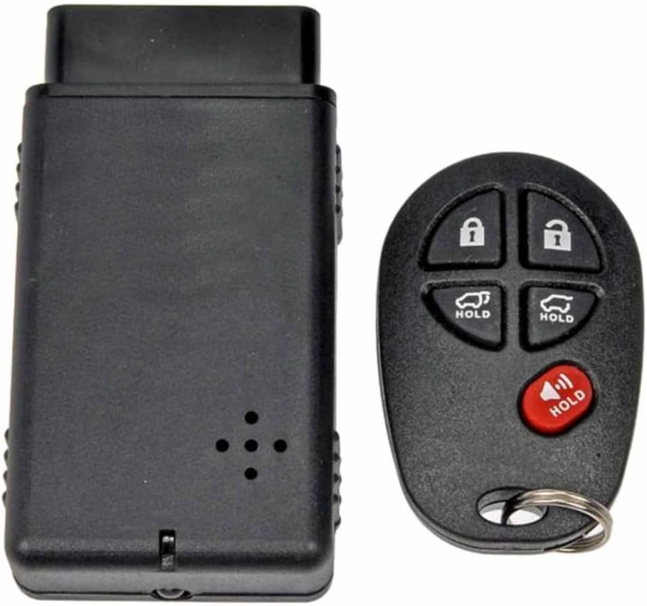 KarParts360 for Toyota Highlander 2008 09 10 11 12 2013 Keyless Entry Remote | Black Color | 5 Buttons | Replacement for 897420W020, 897420W021
