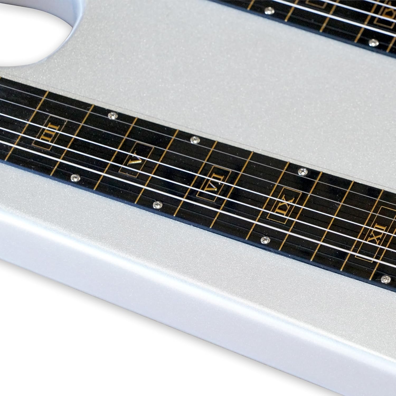 TARIO Double Neck Lap Steel Guitar 6 String Slotted Head Stock Electric Slide Guitars With Gig bag