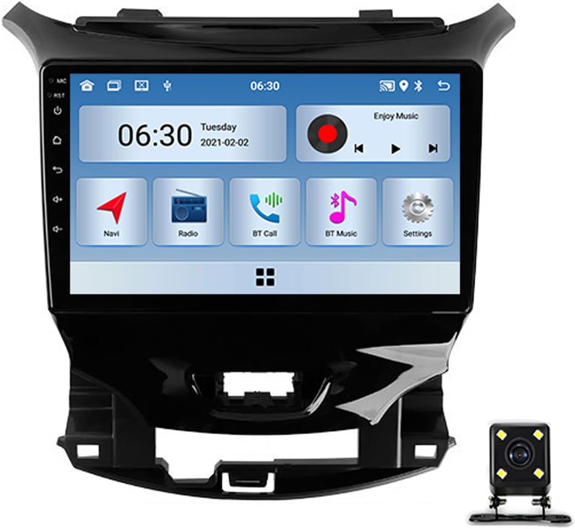 Double DIN Car Stereo 9 Inch Touch Screen Car Audio Receiver for Chevrolet Cruze 2015-2017 Support Bluetooth Hands Free Calling & Music Streaming, Carplay/Android Auto/Mirror Link