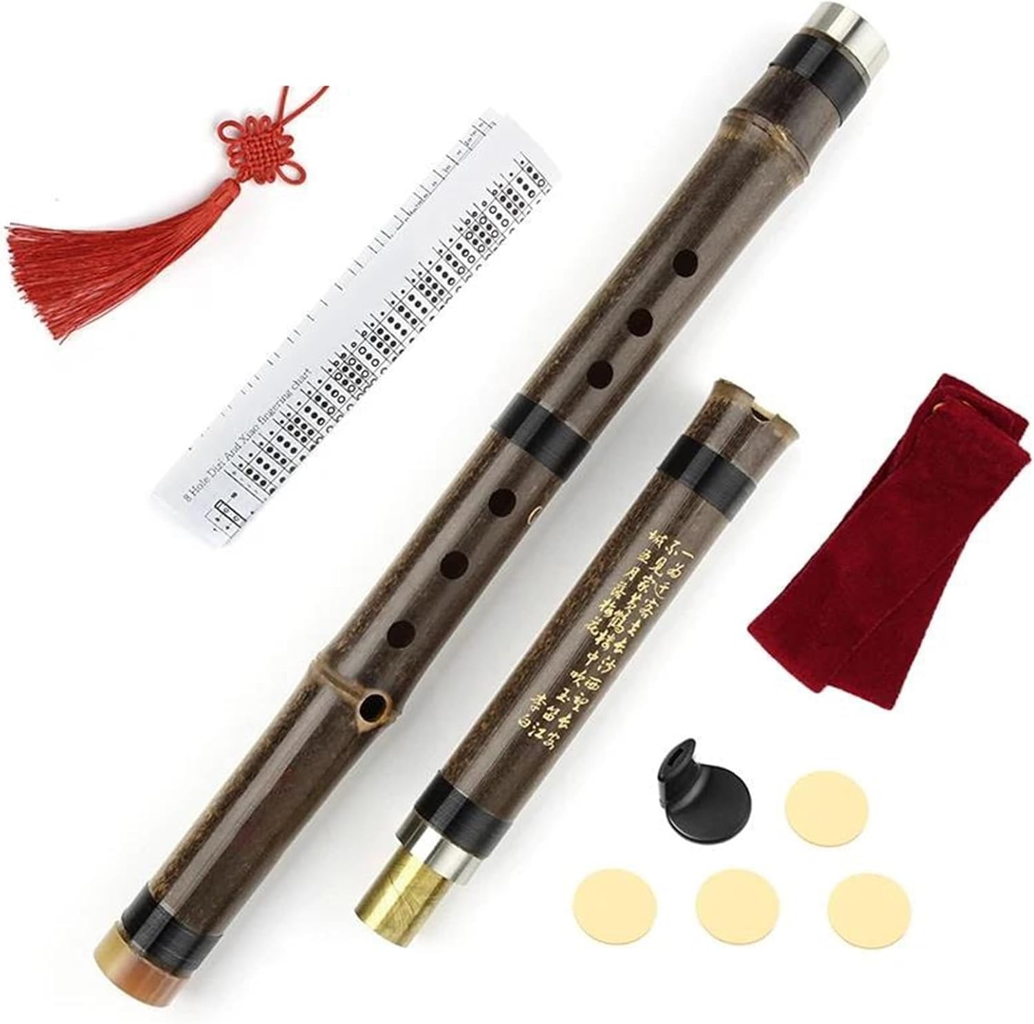 G Key Left Hand Woodwind Flute Handmade Professional