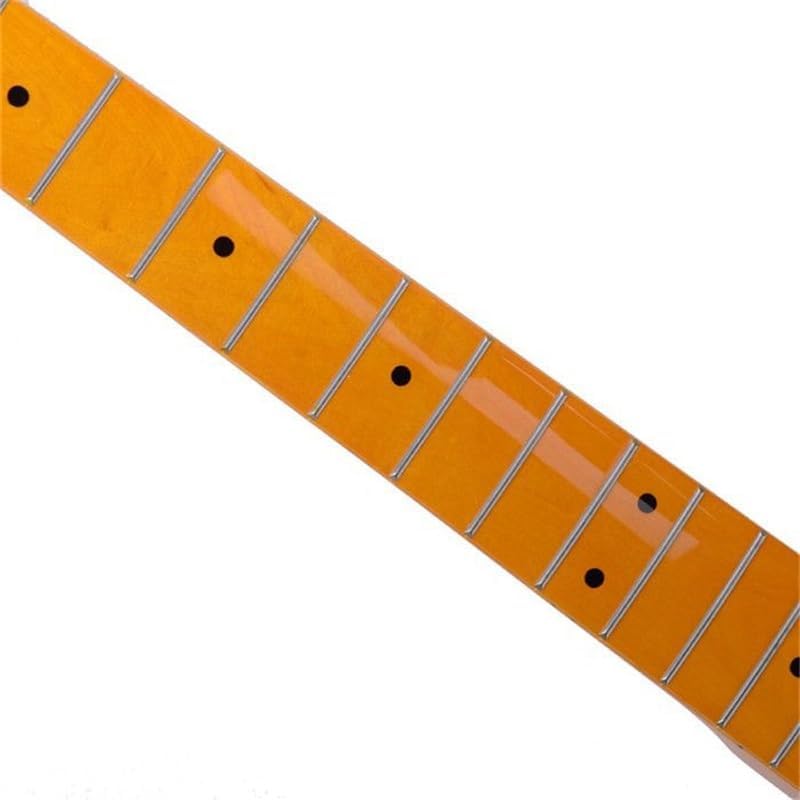 21 Frets Electric Bass Guitar Neck Maple Fingerboard Guitar Accessories Parts Glossy Musical Instruments