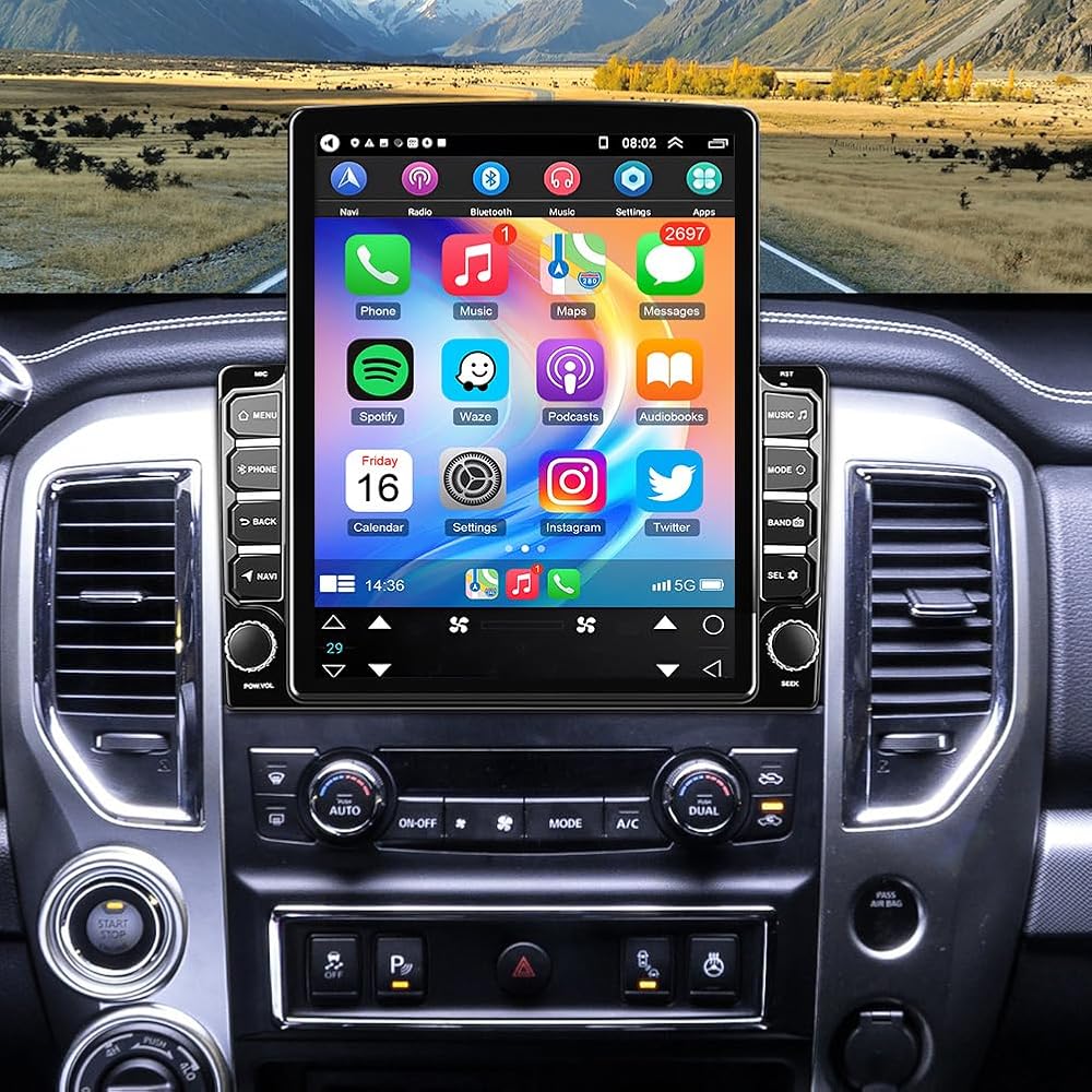 2+64G Android 15 Car Stereo Radio fit for Nissan Titan 2017 2018 2019 9.7