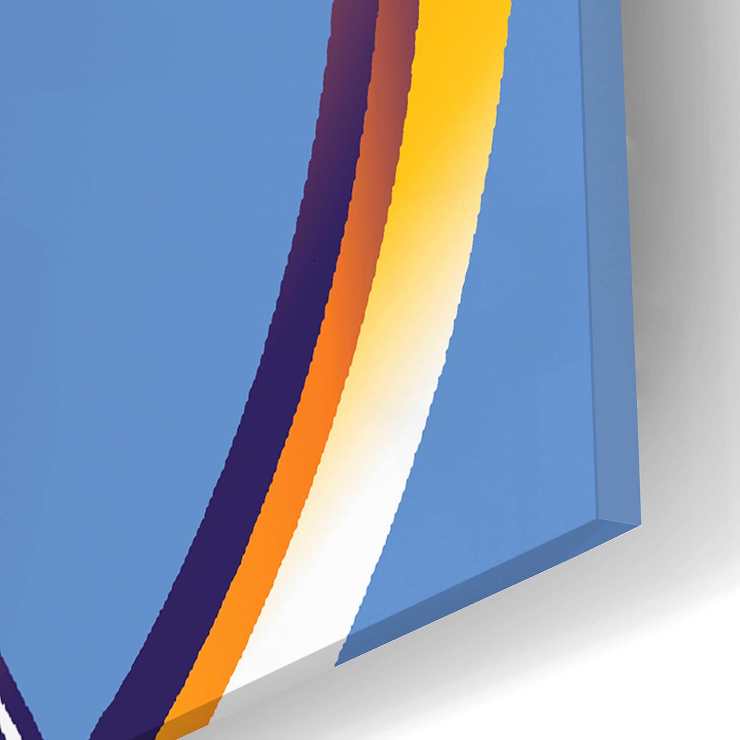 Epic Art 'French Horn 8' by David Chestnutt, Acrylic Glass Wall Art, 16