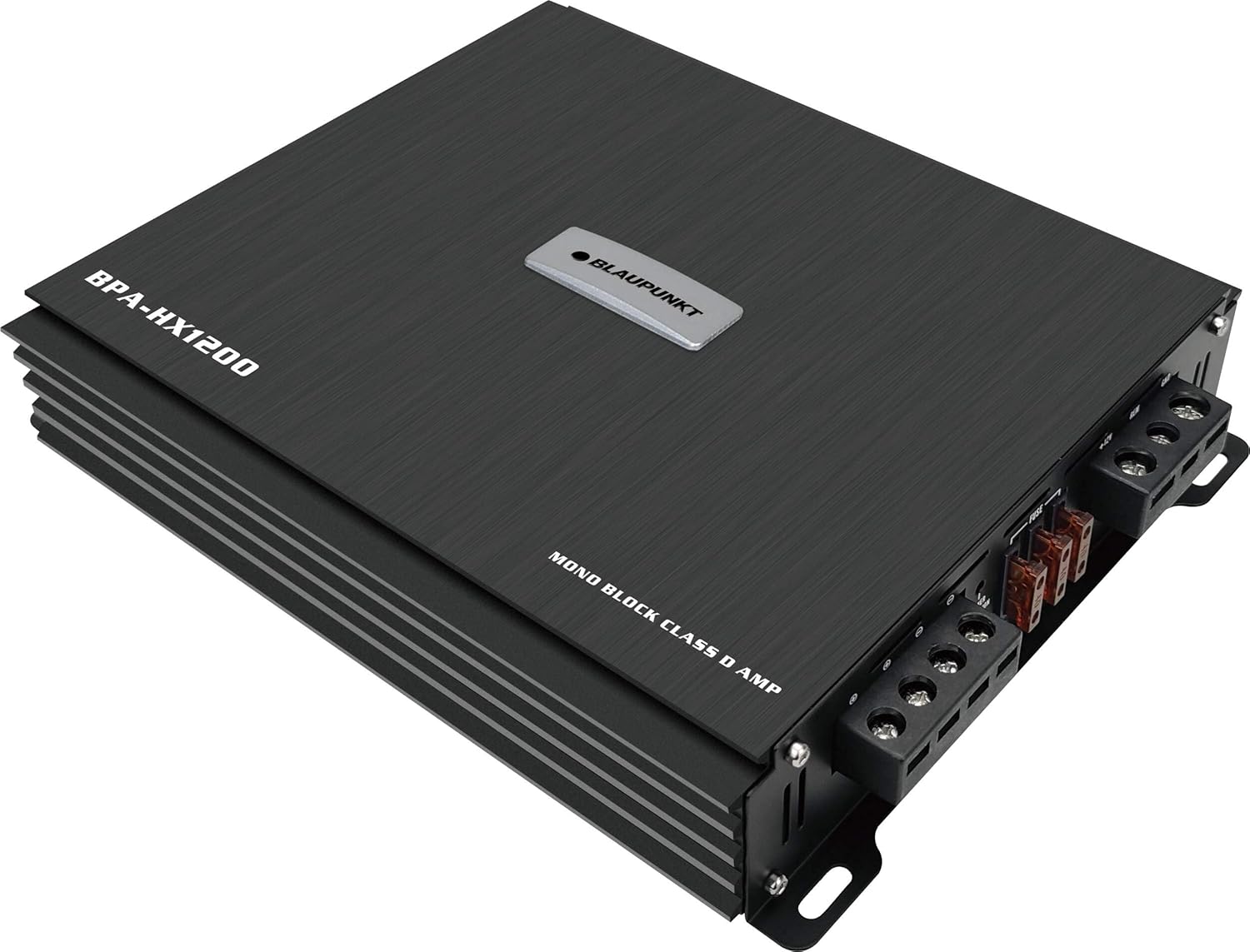 BLAUPUNKT BPAHX1200 1-Channel Mono Block 1200 Watts Class-D Car Audio Amplifier Sound Speaker System
