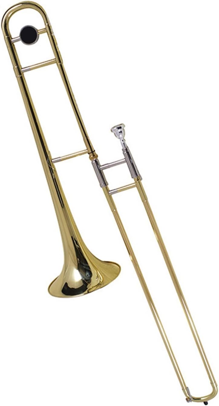 FLFL Student Trombone The Golden Alto Trombone in B Flat is Suitable for Beginners to Test and Perform