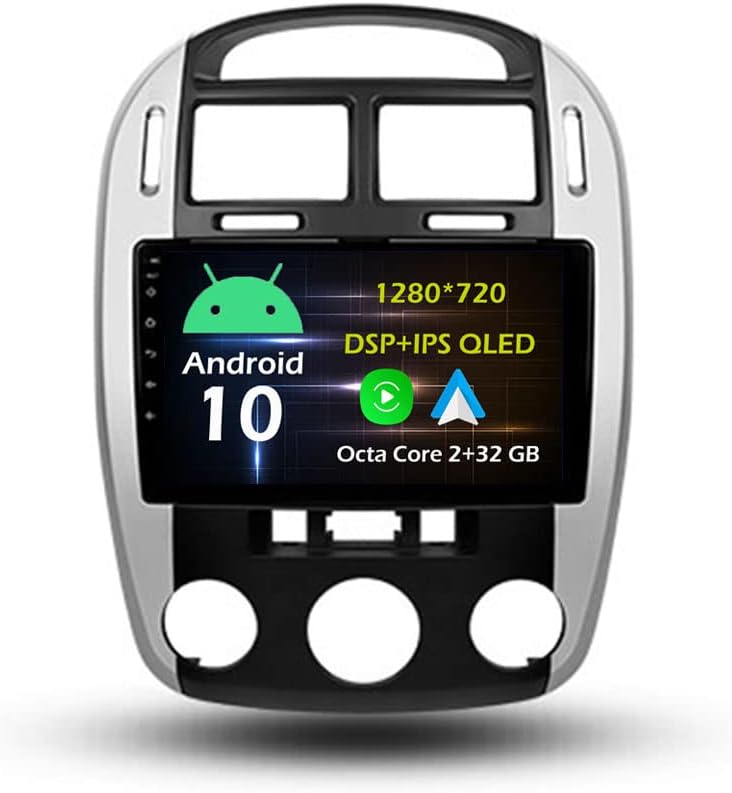 9'' Android 10 in Dash Car Stereo Radio Fit for Kia Cerato 1 LD 2004 05 06 07 08 GPS Navigation Head Unit Carplay Android Auto DSP 4G WIFI Bluetooth