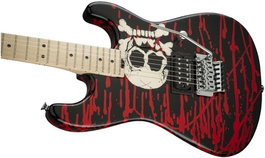 Charvel Warren DeMartini Signature Pro-Mod Blood and Skull - Blood and Skull