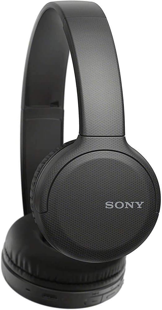 Sony Wireless Headphones WH-CH510: Wireless Bluetooth On-Ear Headset with Mic for Phone-Call, Black