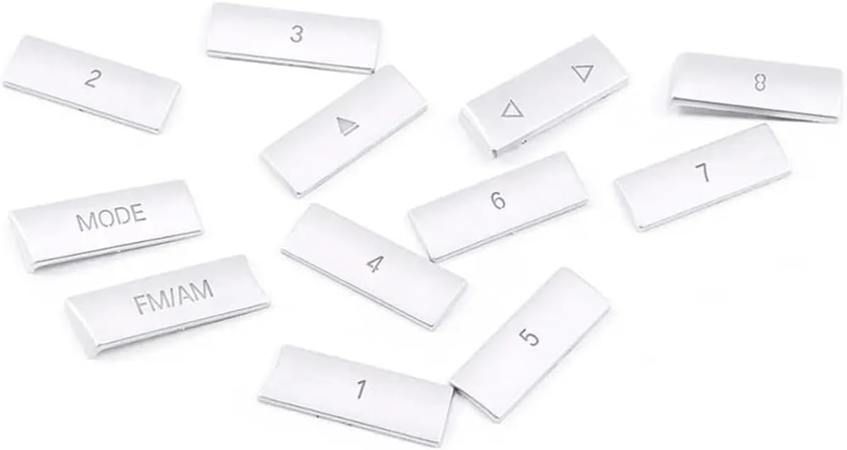 GERRIT Car Accessories Fit for BMW 5 Series F10 2011-2016 Multimedia Air Conditioning CD Panel Button Cover Interior Buttons Sticker Car Styling Upholstery Care