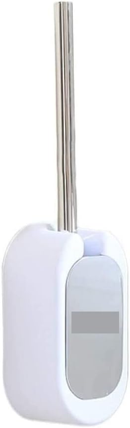 Toilet Brushes Toilet Brush and Holder Wall-Mounted Toilet Brush and Bracket Bathroom Toilet Brush Stainless Steel Handle Plastic Plating Toilet Bowl Brush Set Toilet Brush Holder Toile
