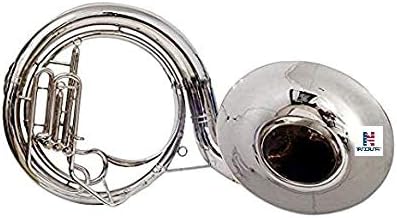 Sousaphone 22 Valve Big Tuba Made Of/Full Brass W/Bag Brass Finish Tubas Silver Musical Instrument Gift
