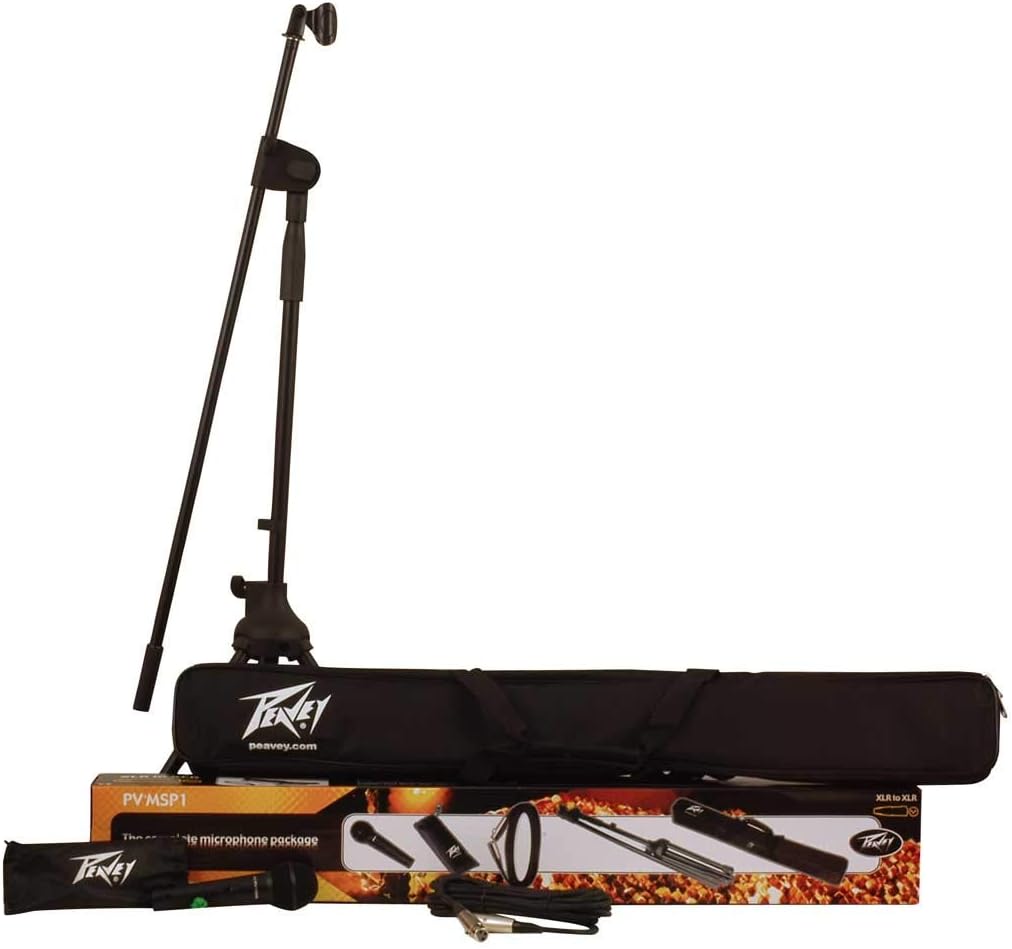 Peavey PV-MSP1 XLR Dynamic Cardioid Microphone with Accessories