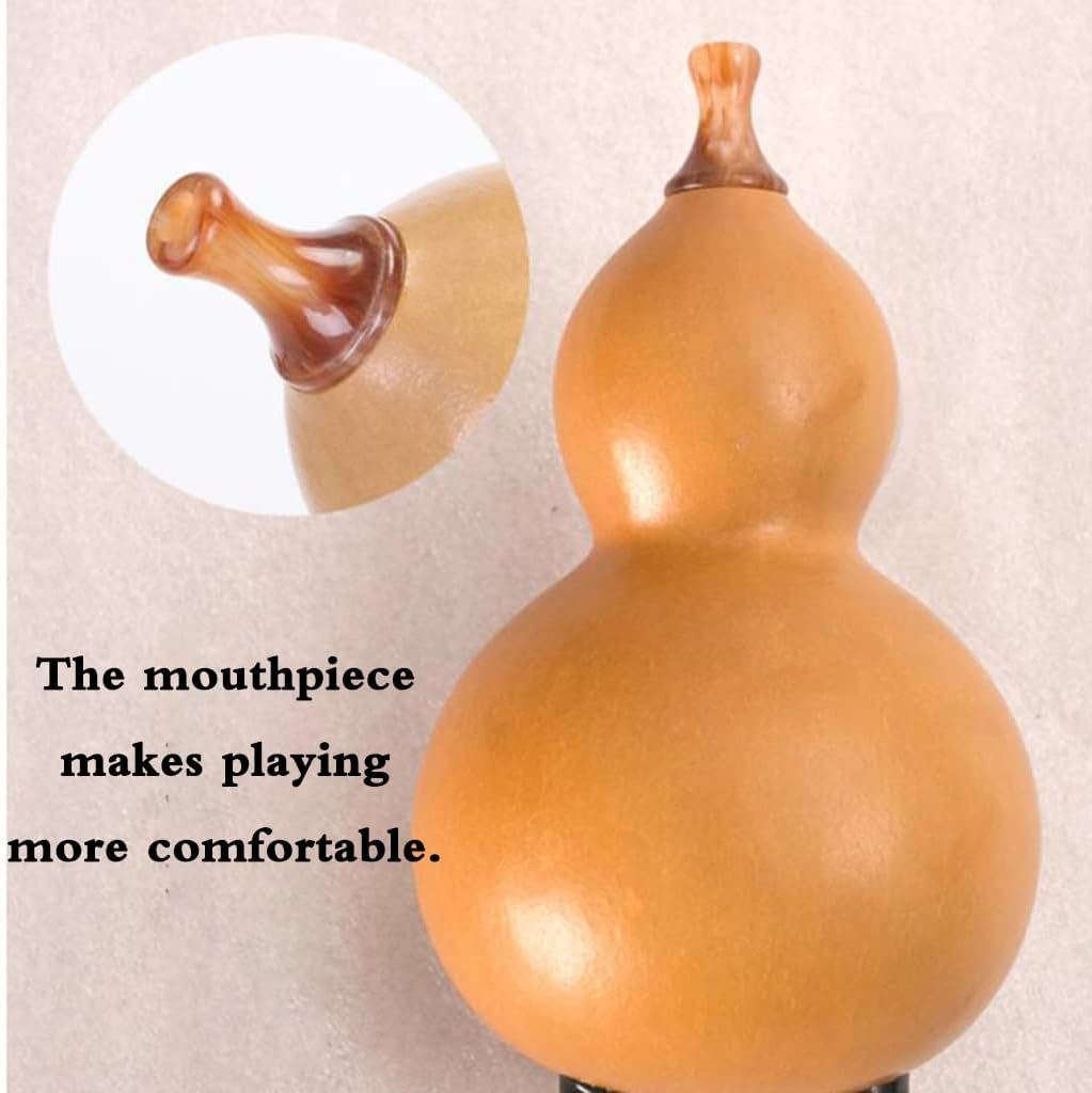 Flutes Musical Instruments Ebony Cucurbit Black Gourd 7-Hole Tuning for Beginners to Play Woodwind Instruments Collectibles, Gifts Beautiful Sound Quality (Color : Black, Size : B Flat)