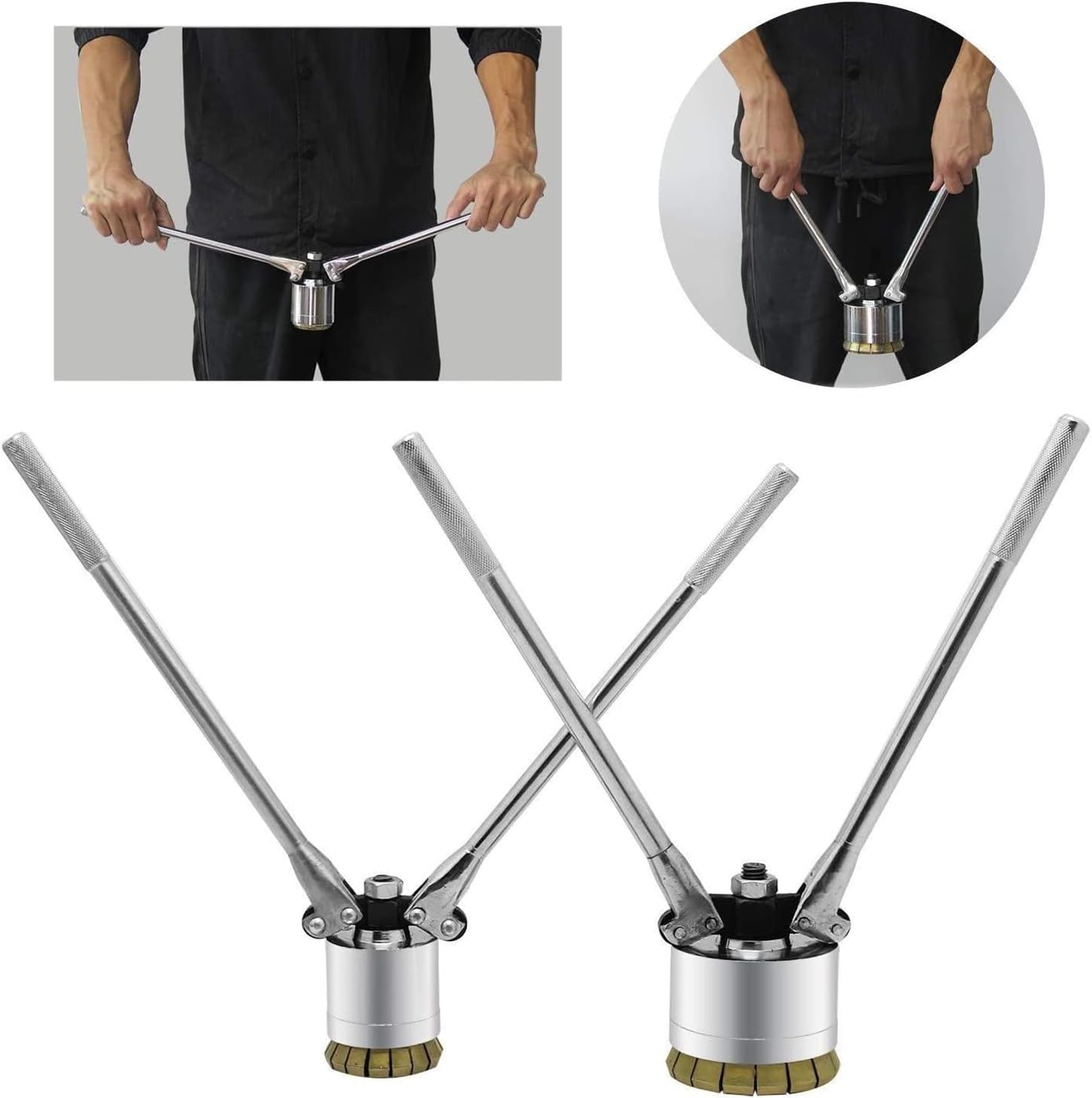 200l /53 Gallon Drum Cap Seal Barrel Crimping Tool, 35&70mm Crimper Sealer, Manual Oil Barrel Sealing Machine, Used in Liquid Packaging Industries,oneset