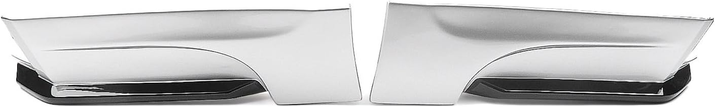 2PCS Lower Spoiler Corner Cover Guard Plate Compatible for Nissan Altima 2019-2022 Car Rear Bumper Side Trim Auto Part(Silver)