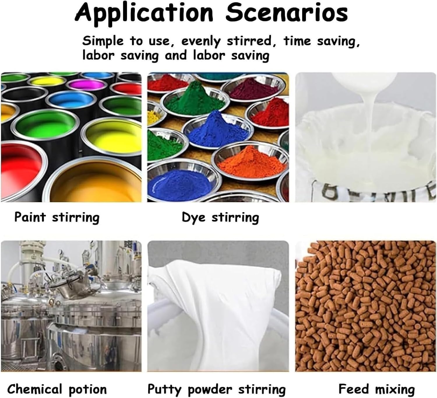 Pneumatic Agitator for IBC Tank, Adjustable Speed Paint Mixer Stirring Machine, Electric Air Agitators, Folding Propeller, for Ink Dissolver Agitator(