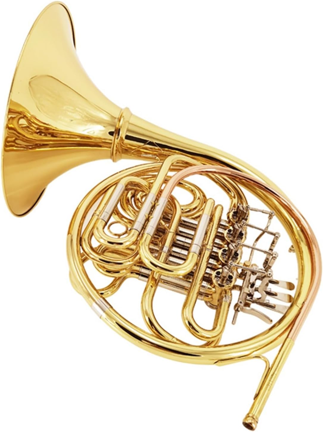 French Horn Instrument 4 Keys Double Row Suitable for Beginners and Adults