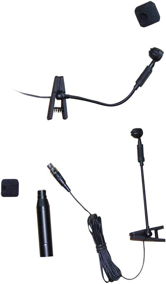 Pyle PMSAX1 Instrument/Saxaphone XLR Condenser Microphone , Black