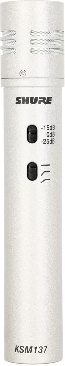 Shure KSM 137/SL End-Address Cardioid Condenser Microphone, Champagne