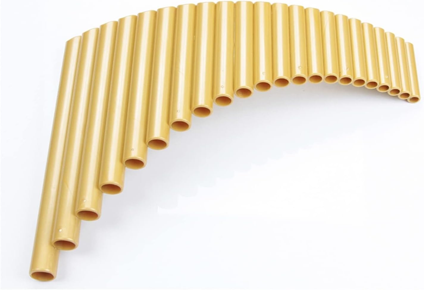 PanPipes Woodwind Instrument Pan Flute 22 Pipes ABS Material Panpipe Right/Left Hand Handmade Folk Musical Instrument (Color : Golden Right Hand)