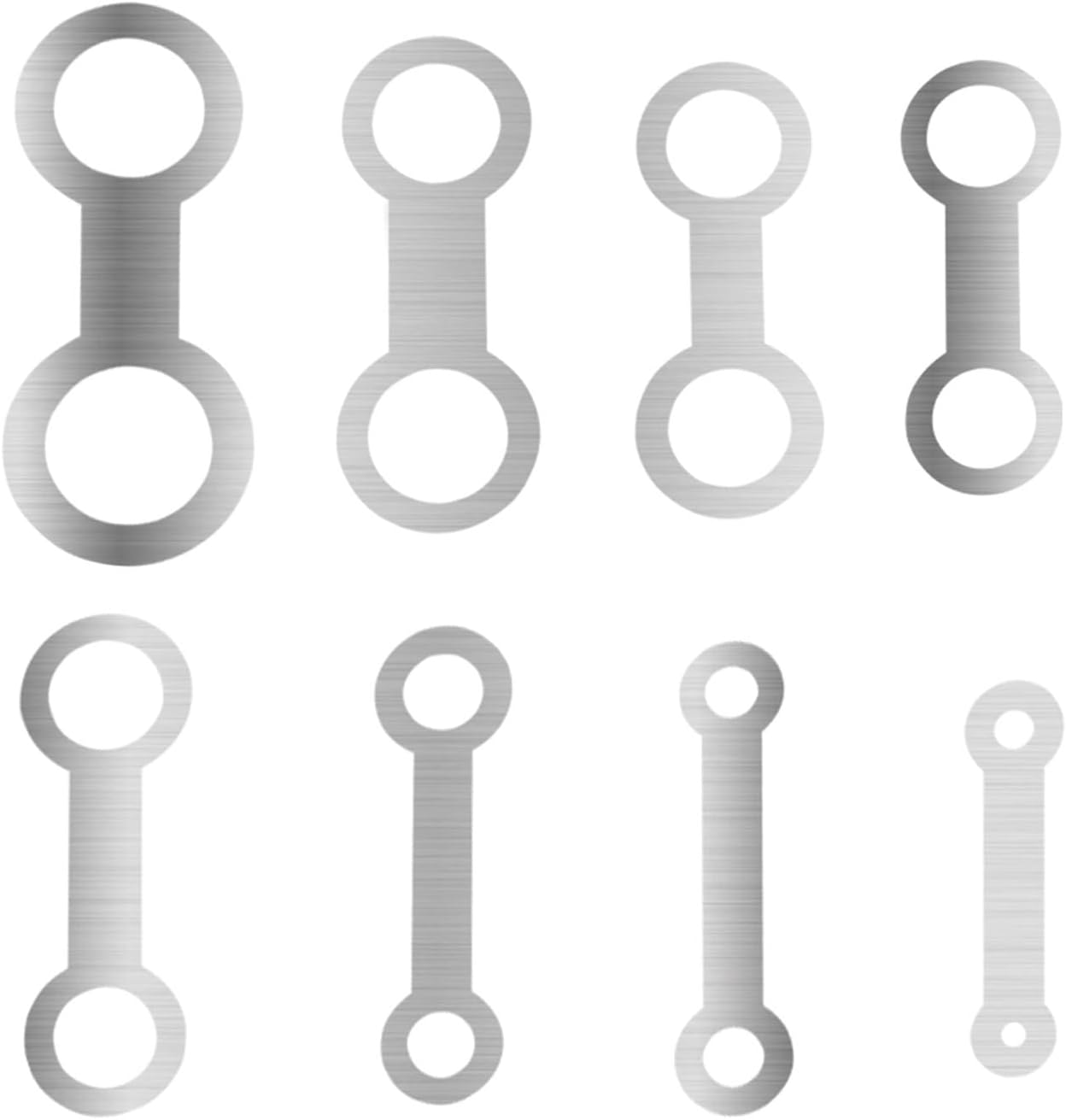 Saxophone Parts Leather Pad Tool Woodwind Instrument Accessory 8 Pcs Flat Pressure Pad Set Saxophone Repairing Tools Kit