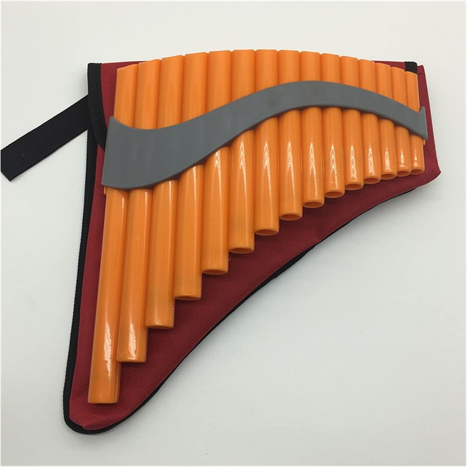 PanPipes Woodwind Instrument 15 Pipes ABS Panflute Key of G Flute Handmade Panpipe Folk Musical Instruments