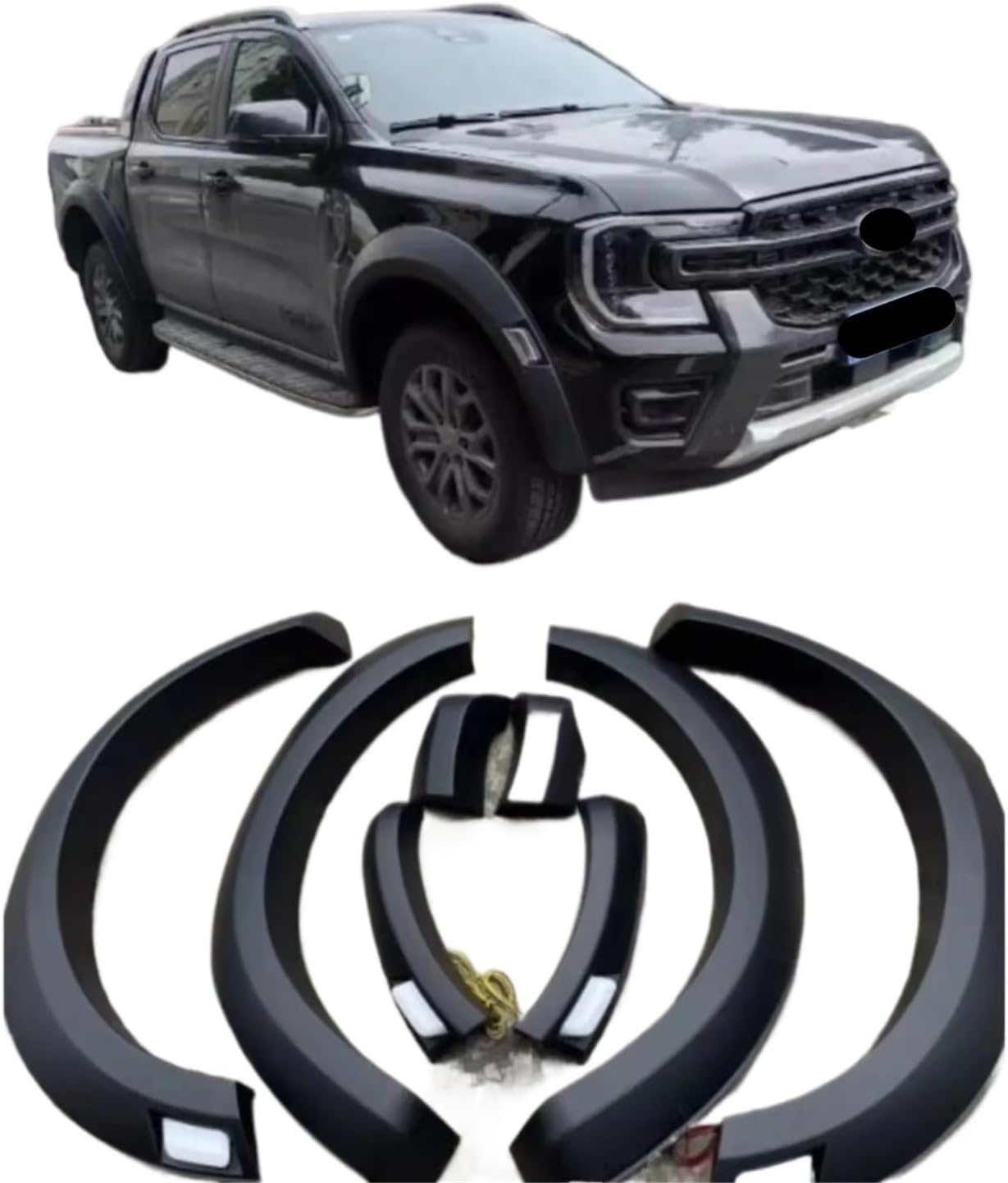Car Fender Flares Arch Wheel Eyebrow Compatible For RANGER T9 22-23 Protector Mudguard Fender Wheel Protector Guard