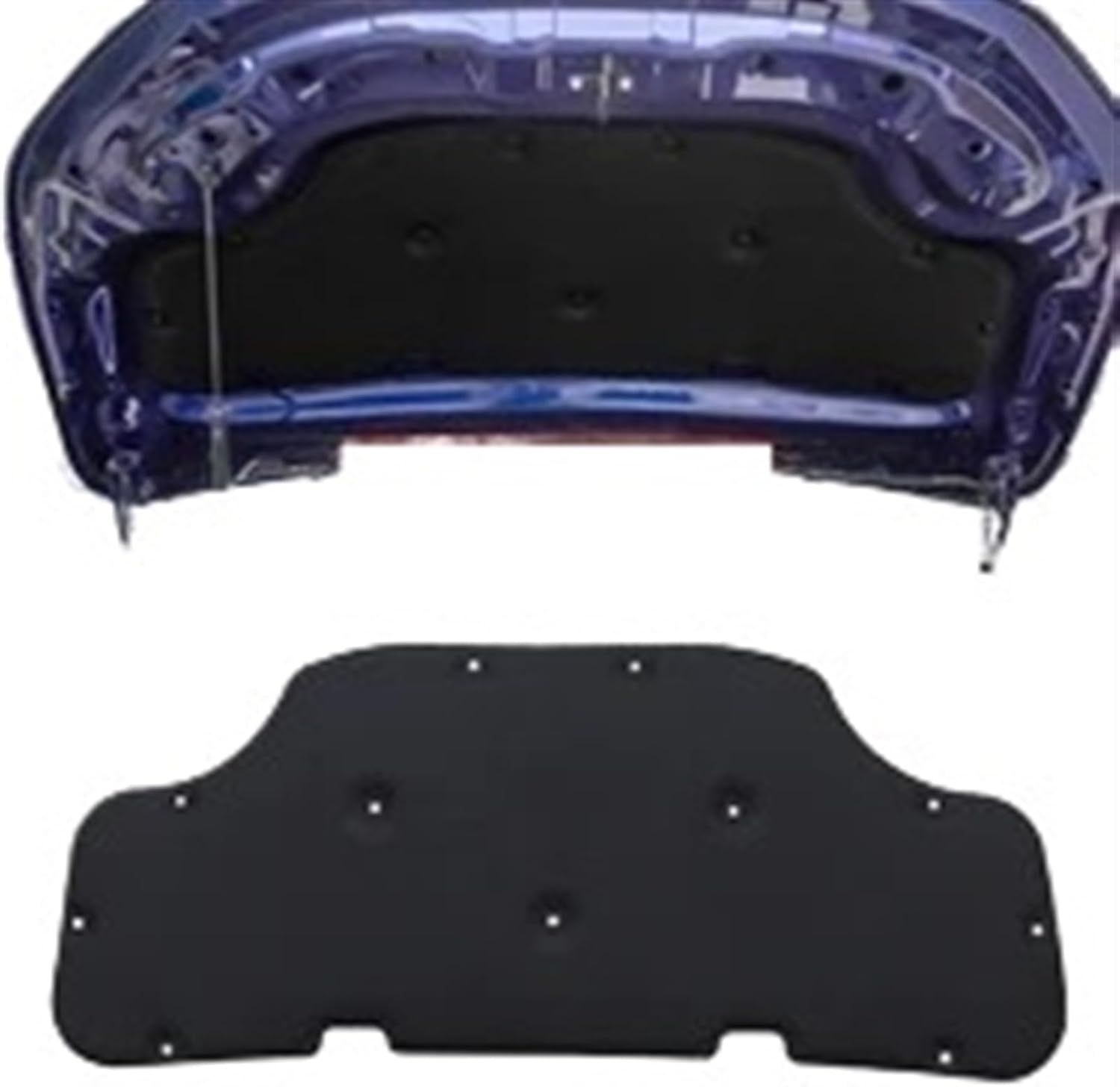 Car Sound Deadening Material Mat Front Hood Engine Sound Insulation Pad Cotton Soundproof Cover Thermal Heat Insulatio Mat for GLB GLA 2019-2023(GLB 2019-2023-01)