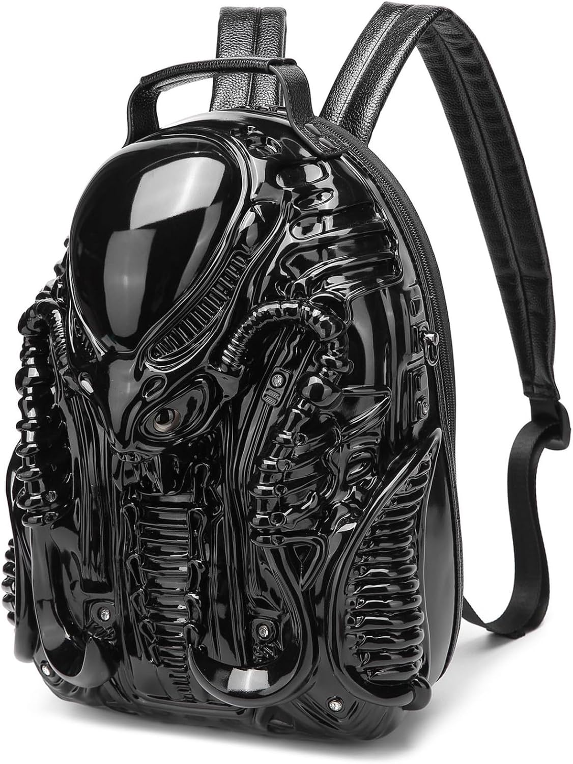 Alien Backpack,Xenomorph Costume,Cool Halloween Backpack,Applicable Occasions are Halloween, Travel and Daily Life. (black)