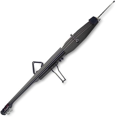 Stagg 3/4 Size, Solid Wood, Electric Upright Double Bass with Gig Bag, Violin Brown Finish