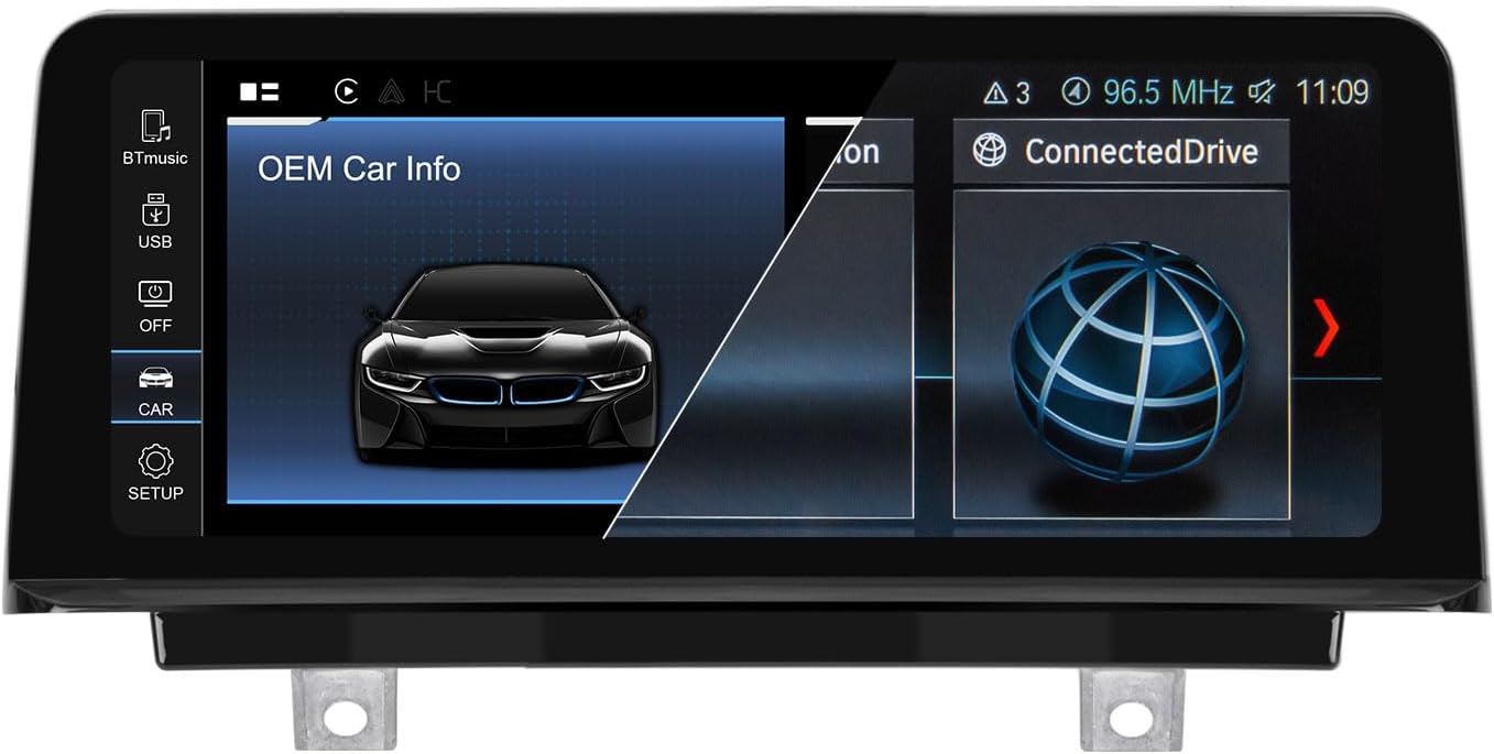 PEMP Linux Screen for BMW 3 Series F30 X1 F48 2017-2019 EVO ID6, Support Wireless CarPlay Android Auto Using OEM Bluetooth Calling and Music