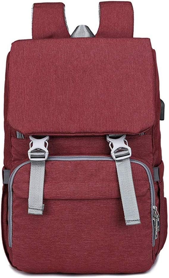 JSEIAJB Mummy bag - Baby Diaper Bag Backpack Multi-Function Waterproof Travel Nappy Tote Bags Large Capacity Creative Fashion Package(E)