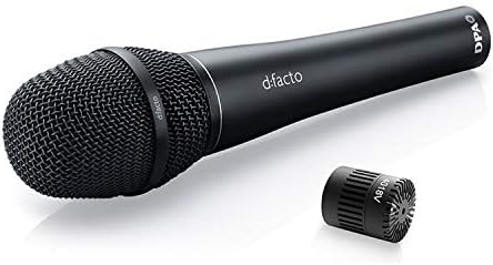 DPA d:factoTM 4018V Softboost Supercardioid Mic, Wired DPA Handle, Black
