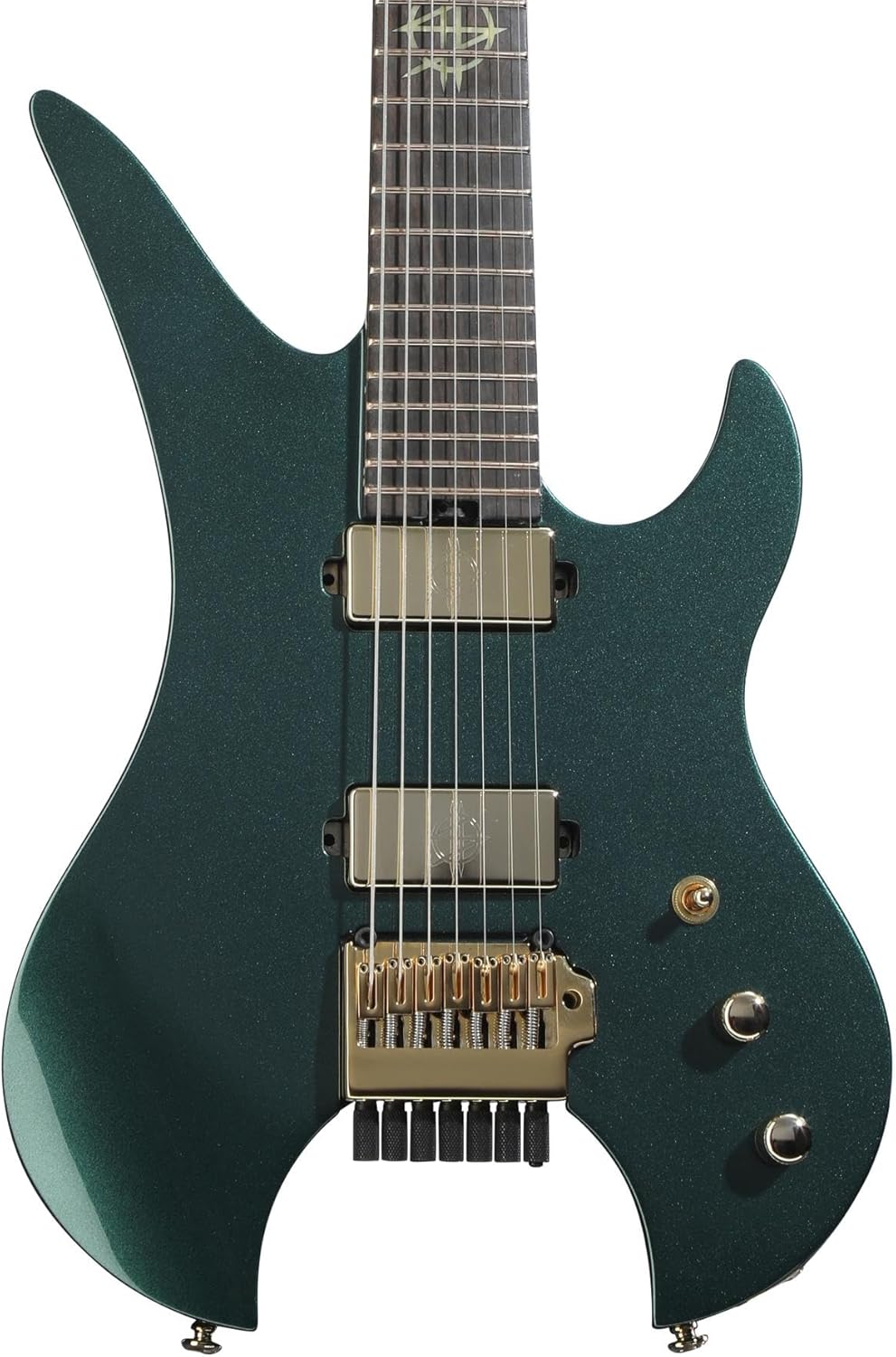 Schecter Synyster Gates Custom-7 TR Signature Headless Electric Guitar - Oak Green Metallic