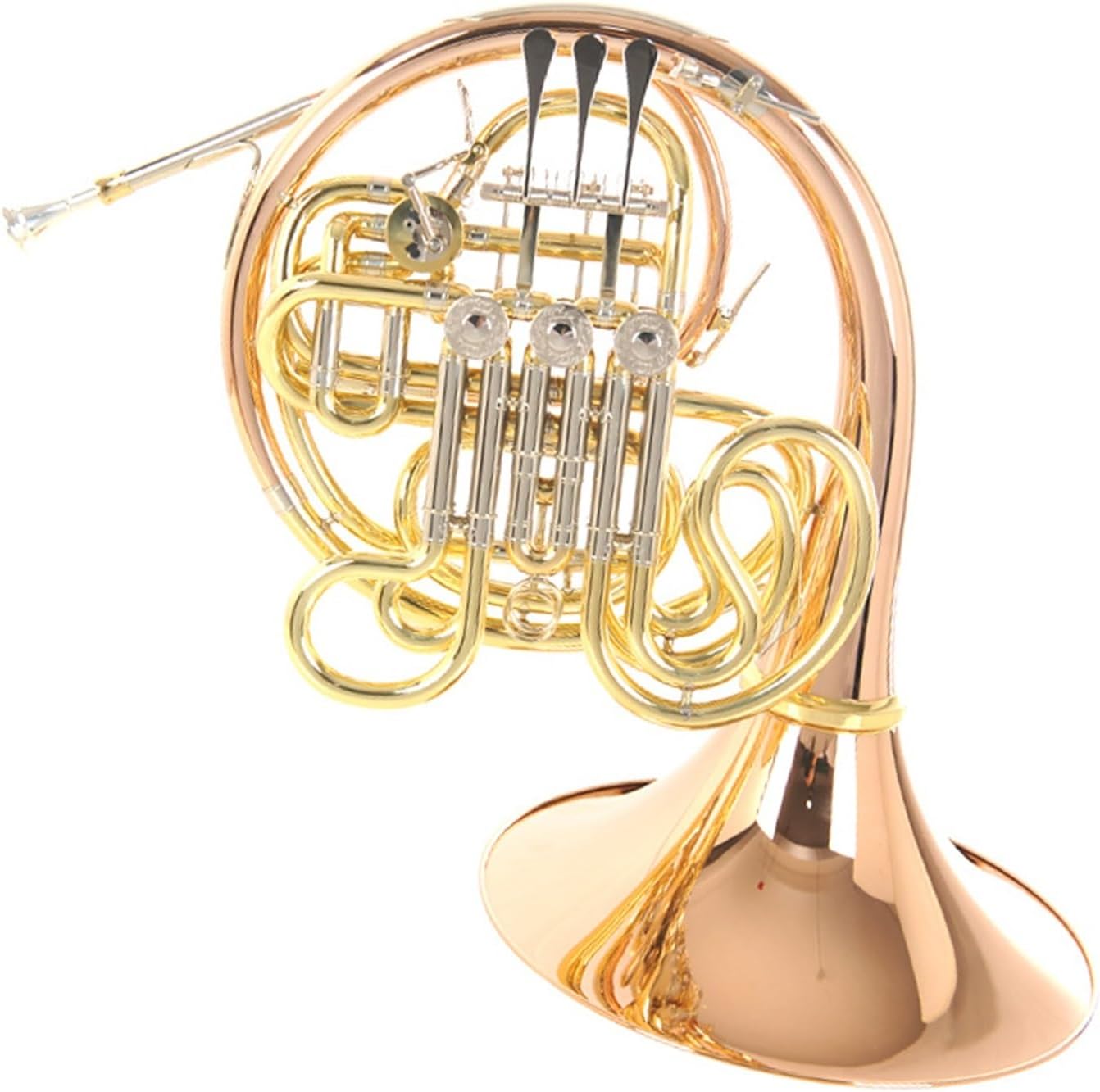 Brass French Horn French Horn Instrument B Flat To F Key Phosphor Bronze Split Double Horn Professional Performance
