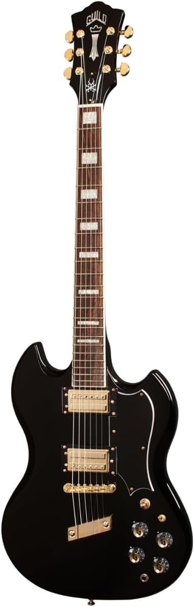 Guild Polara Kim Thayil Signature Electric Guitar - Black