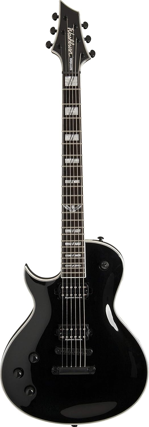 Other 6 String Solid-Body Electric Guitar, Right, Gloss Black (Other)