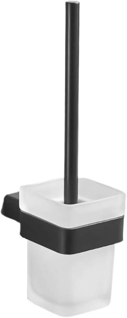 Toilet Brush Toilet Brush Metal Wall-Mounted Toilet Brush Handle Toilet Wash Toilet Free Punching Clean The Toilet Toilet Bowl Brush Toilet Brush and Holder