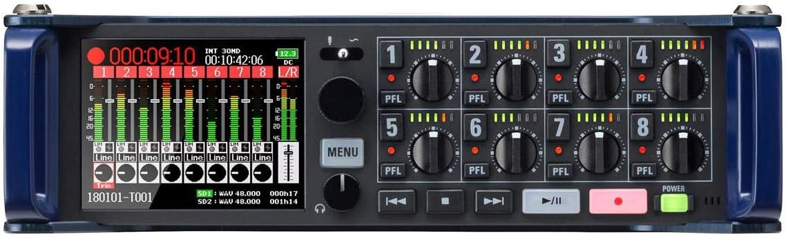 Zoom F8n MultiTrack Field Recorder