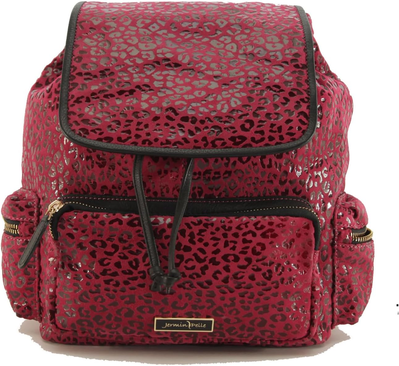 Premium Design Backpack Purse for Women Convertible Travel Foil Leather Fashion Anti Theft Work Casual Ladies Shoulder Bags - Red