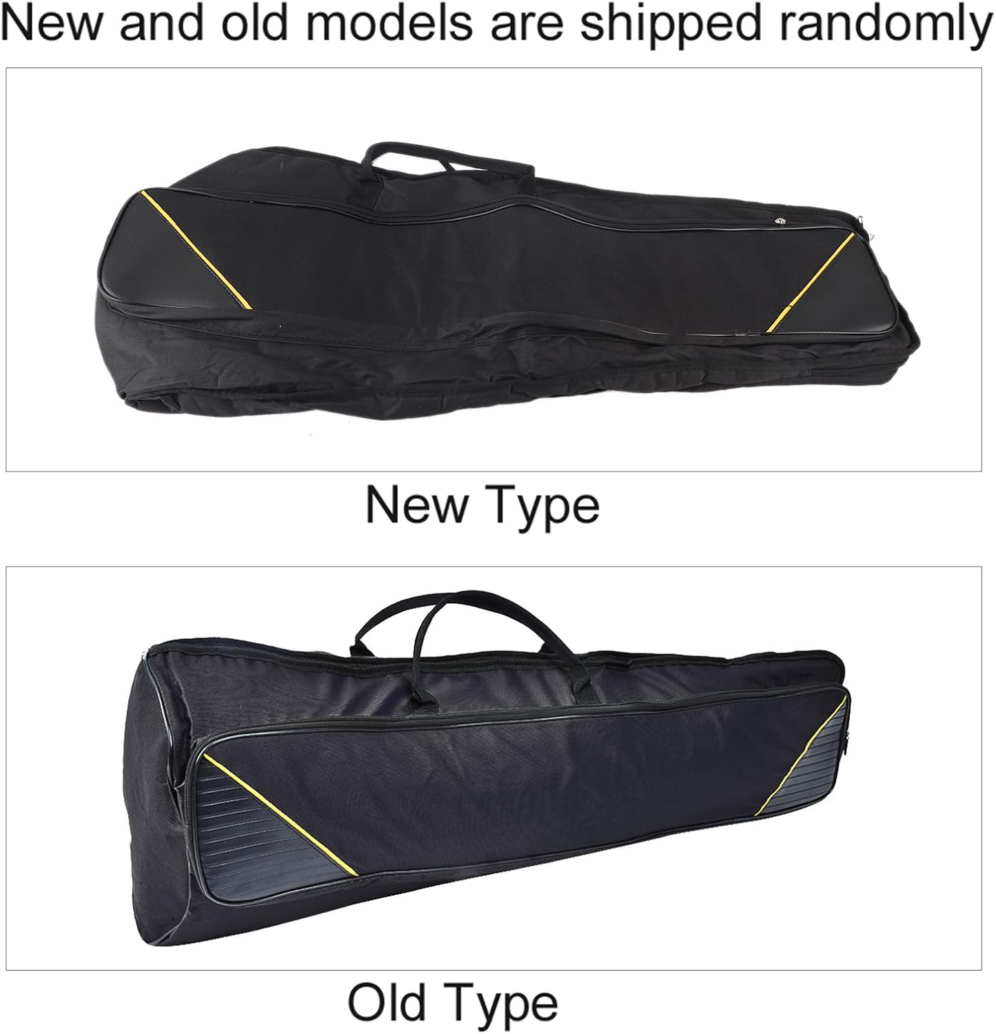 Trombone Case, 33.9 * 13.0 * 4.3 in Trombone Bag, Oxford Cloth Protect Musical Instrument from Bumps During Transport and Carrying for Alto/Tenor Players (Black)