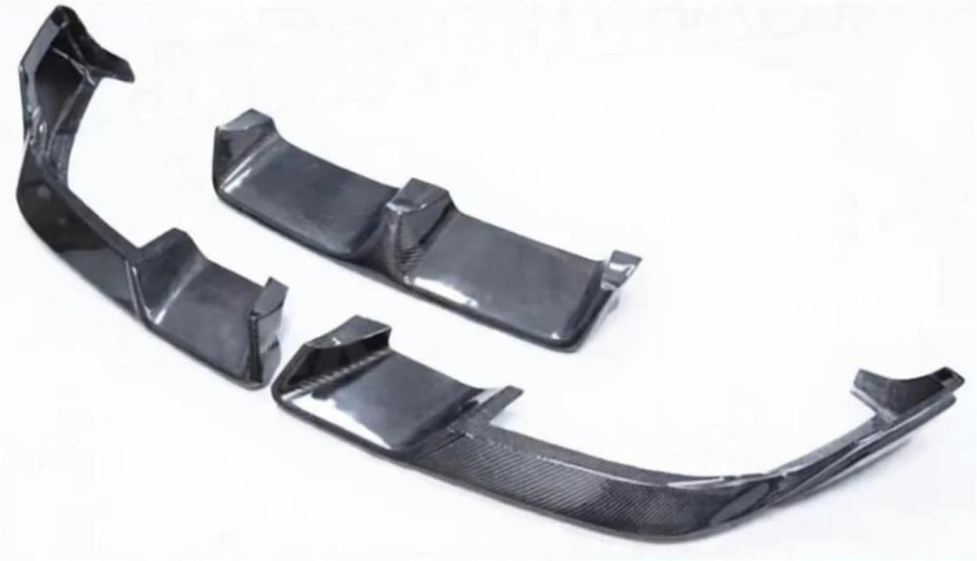 Carbon Fiber Front Bumper Chin Spoiler for BMW F96 X6M 2019-2022 FRP Front Bumper Lip Chin Spoiler Car Styling(Carbon Fiber)