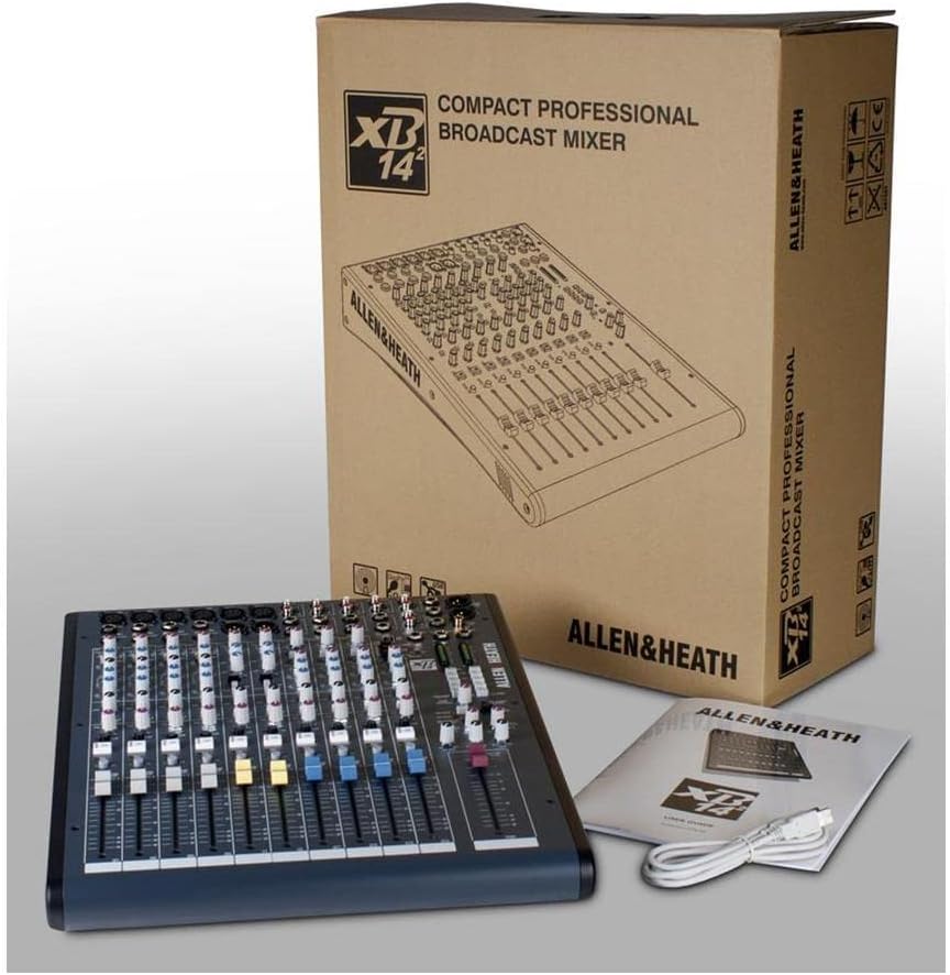 Allen & Heath XB-14-2 10-channel Broadcast Mixer