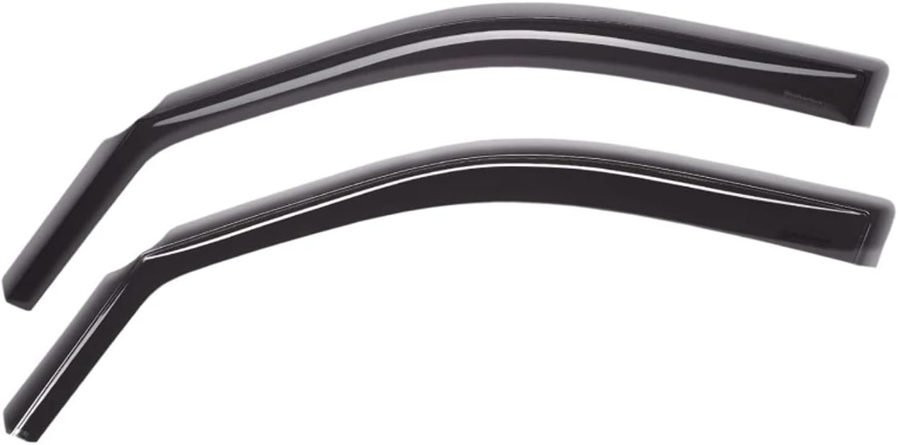 WeatherTech Custom Fit Side Window Deflectors for Canyon, Colorado - (80766), Dark Tint