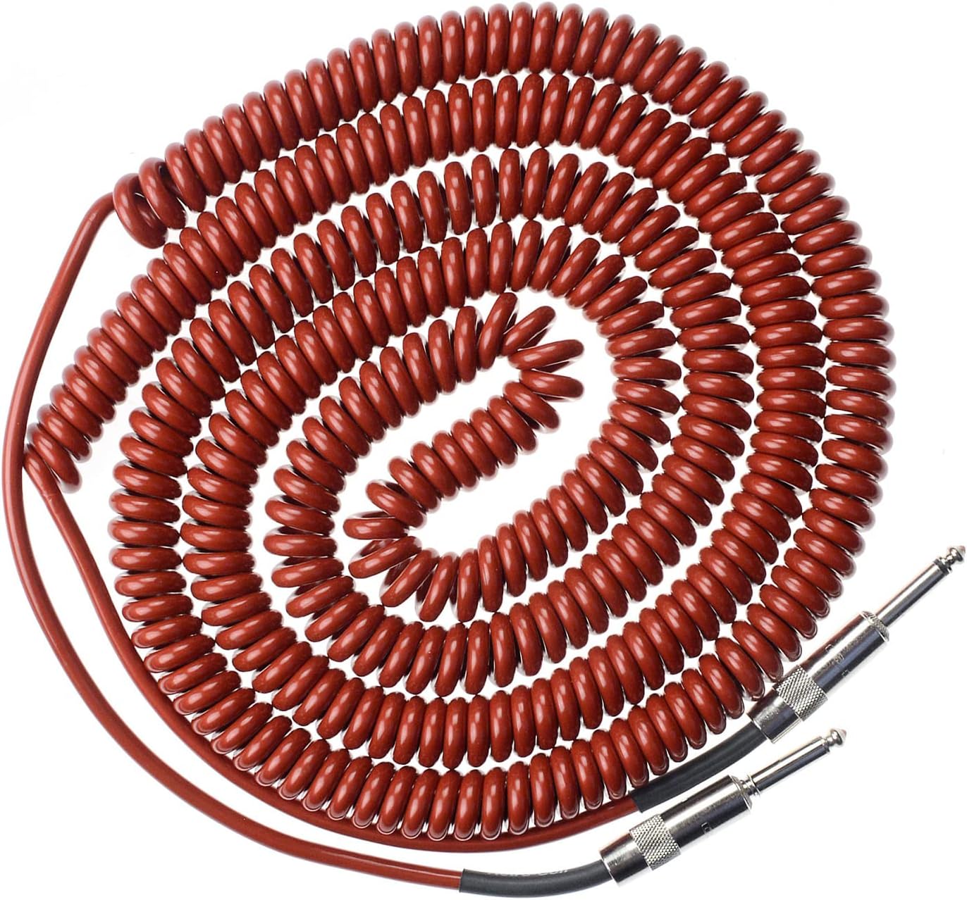 Lava Super Coil Instrument Cable 35' Silent Straight-Straight Metallic Red